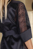Stephanie Dressing Gown Set Black