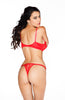 Shirley of Hollywood 331 Open Balconette Bra Red
