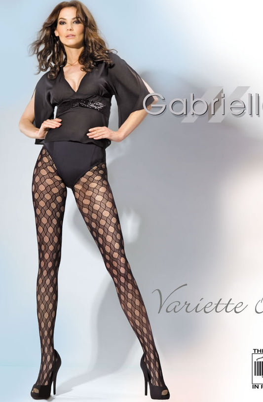 Gabriella Kabaretta Collant Varietta 09-243 Tights Nero