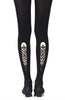 Zohara "Birds Of The Same Feather" Black Tights