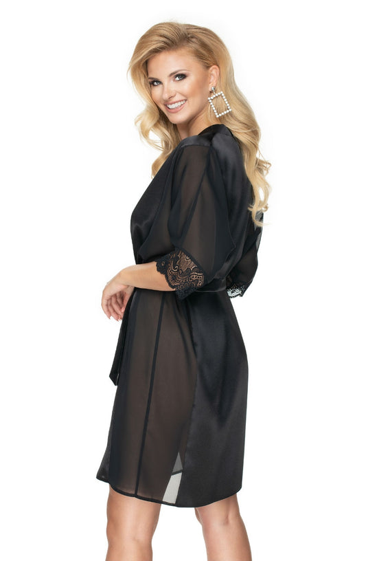 Sharon Women's Robe Black Irall Satine 2022
