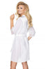 Sharon Women's Robe White Irall Satine 2022